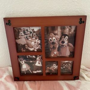 Disney parks wooden Mickey Mouse picture frame